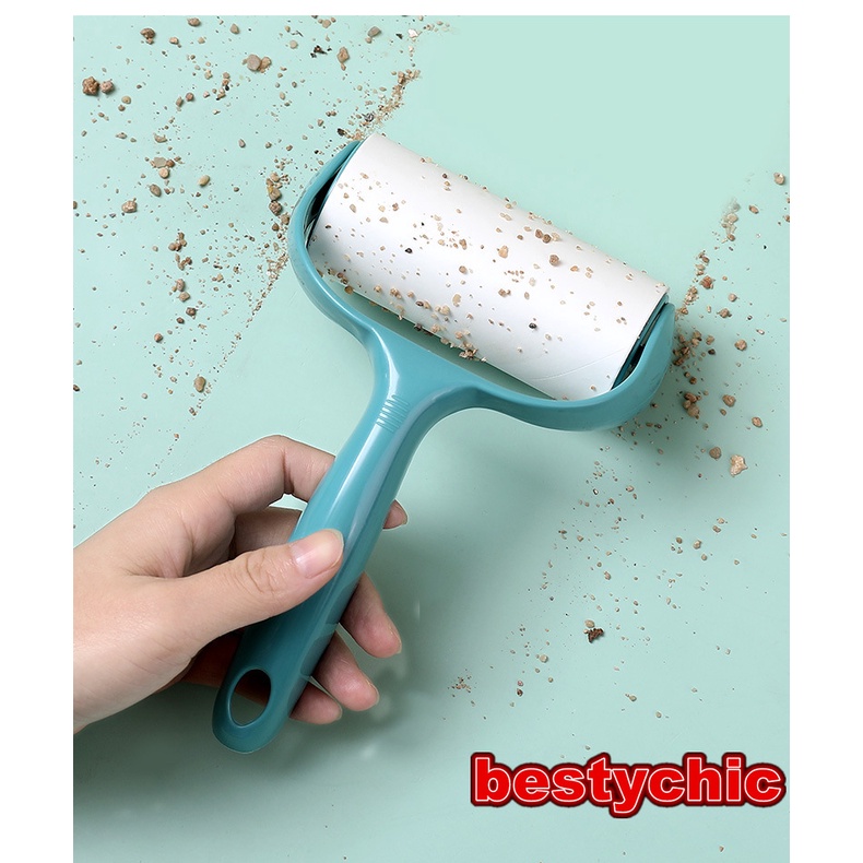 Clothes Sticky Paper Tear-off Roller Sticky Dust Paper Clothes Hair Removal Sticker