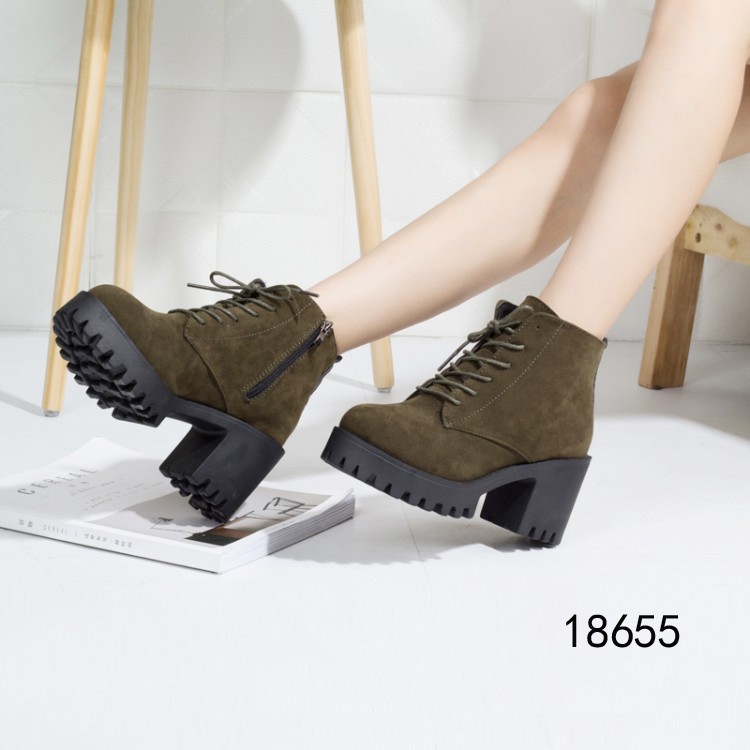 suede short boots