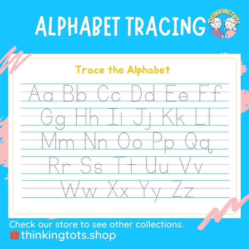 Trace the Alphabet Wipe and Clean Practice Tracing Sheet | Shopee ...