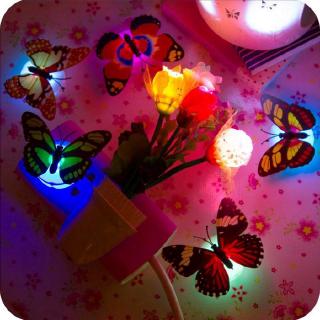 5PC  7 Colors Change 3D Butterfly LED Night Light Lamp Home #6