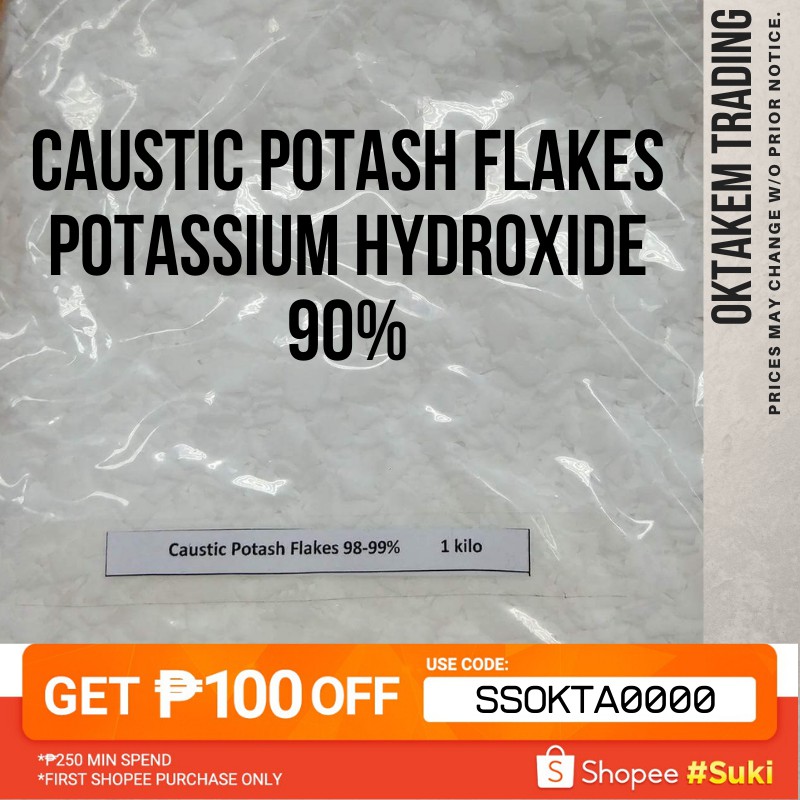 Potassium Hydroxide Caustic Potash Lye for Soft Soap Making Shopee