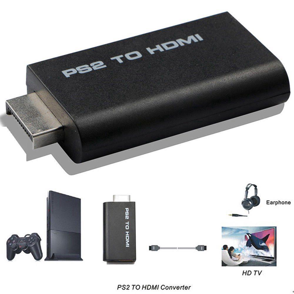For PS2 to HDMI 480i / 480p / 576i Audio Video Converter Adapter with 3