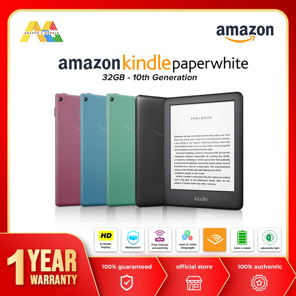 限定品】 Amazon ホワイト 32GB Wi-Fi Paperwhite Kindle - 電子ブックリーダー - hlt.no