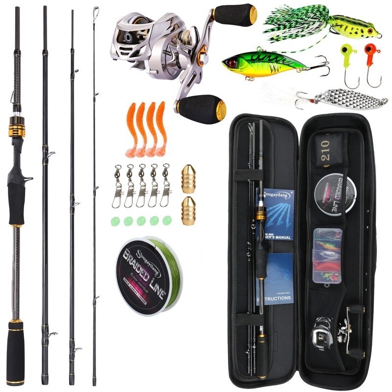 bass fishing pole combo
