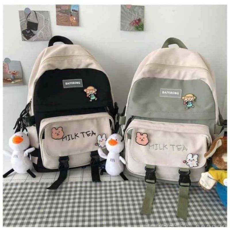 Viral Milk Tea School Bag / Viral Kids School Backpack / Latest ...