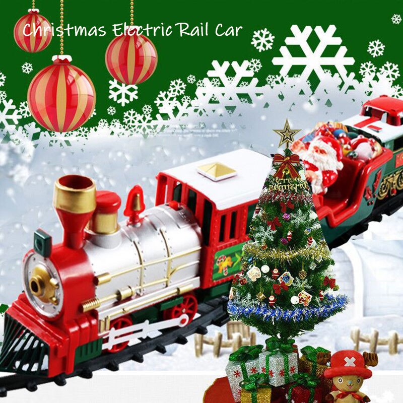 christmas train track