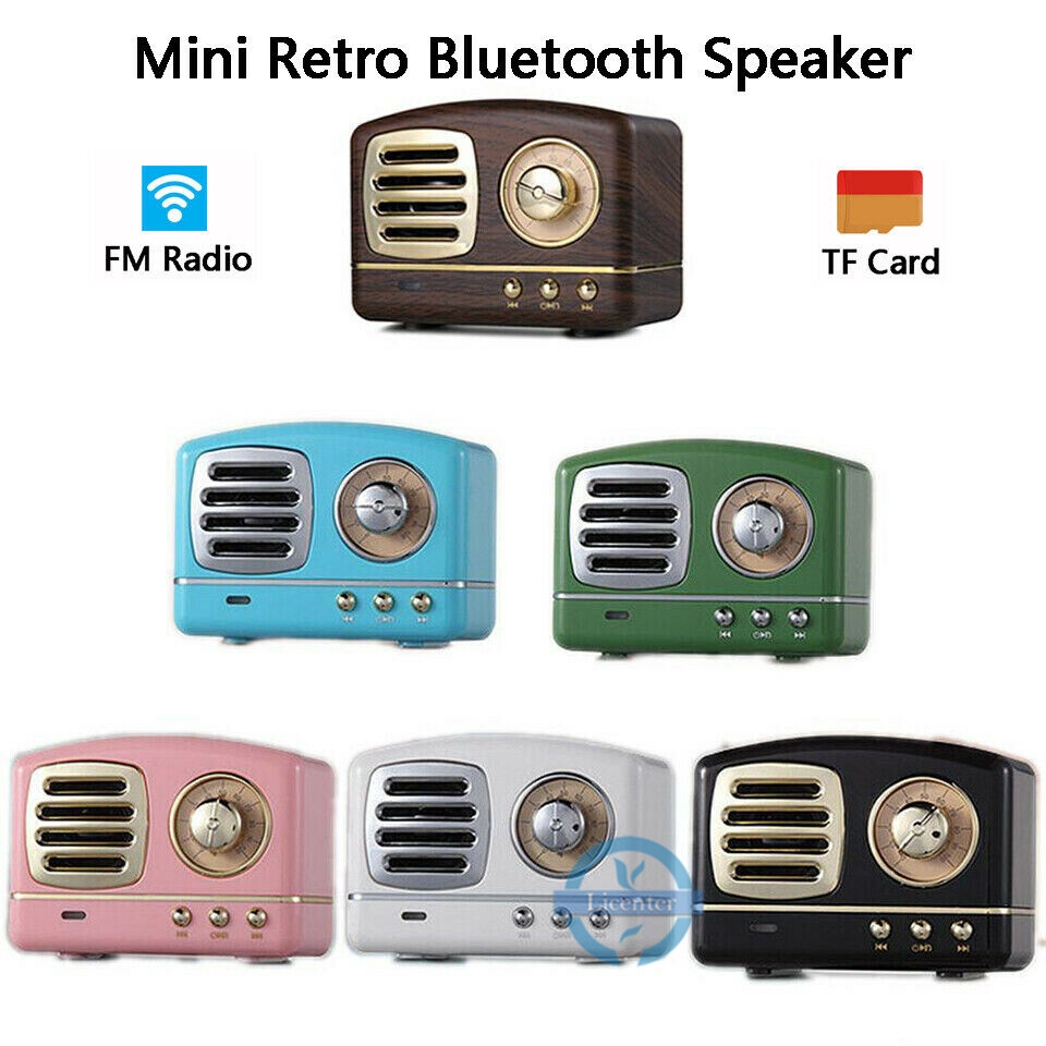 mini vintage bluetooth stereo