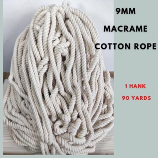 9mm Macrame Cotton Rope  [90 yards] - High Quality Cotton Cord