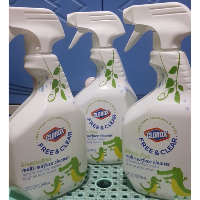CLOROX Free & Clear bleach free multi-surface cleaner | Shopee Philippines Clorox Gentle Bleach Free And Clear
