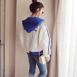 Women Jaket Casual  Jacket  Baju  Kemaja Wanita Korean Loose 