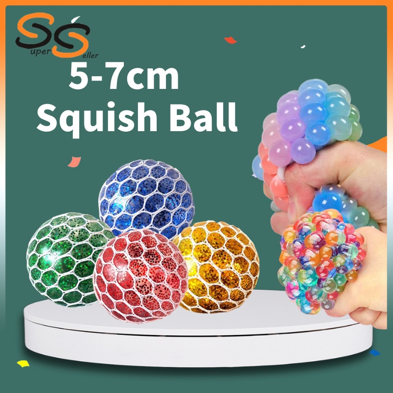 Mesh Squish Ball/Squeeze Ball Release Stress Funny AntiStress Squishy