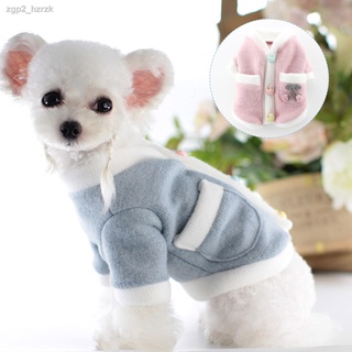 ✁☬Fuwen®Pet Student Dress Pocket Design All-match Adorable Fashion Pet Dogs Coat Outfits Pet Accesso