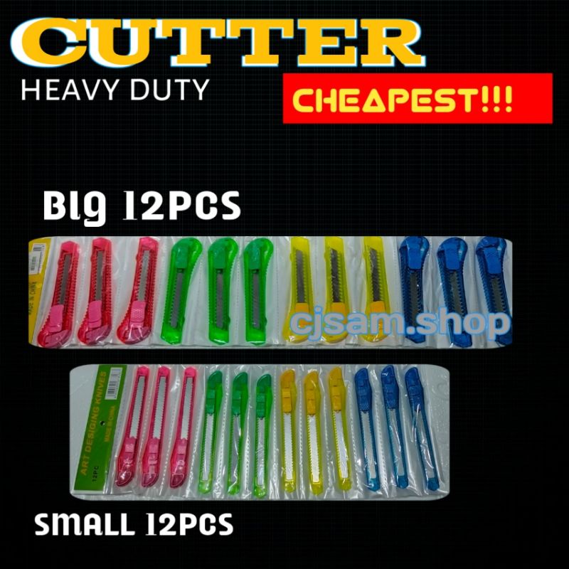 Retractable Plastic Blade Cutter Arts & Crafts Cutting SmallLagre