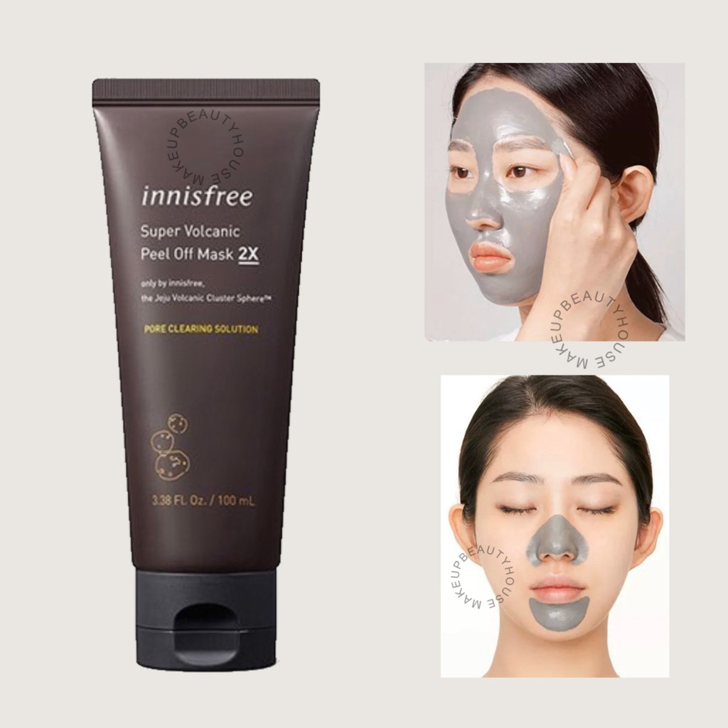 INNISFREE Super Volcanic Peel Off Mask 2x (100ml) Shopee Philippines