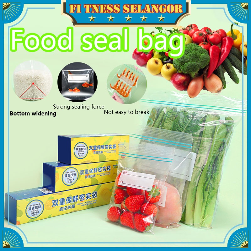 Resealable Transparent Food Preservation Bag Ziplock Bag for Food