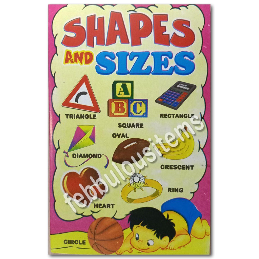 Shapes And Sizes Children's Educational Book Shopee Philippines