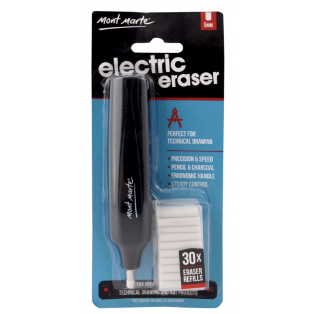Mont Marte Electric Eraser With 30Pce Erasers Shopee Philippines