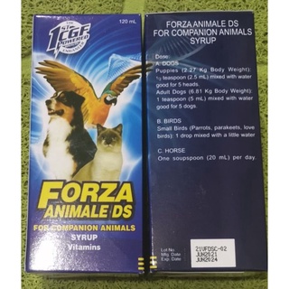 ✷✙▦FORZA Animale DS 120ml (BLUE AND RED) (Double Strength Growth Enhancer with Zinc)