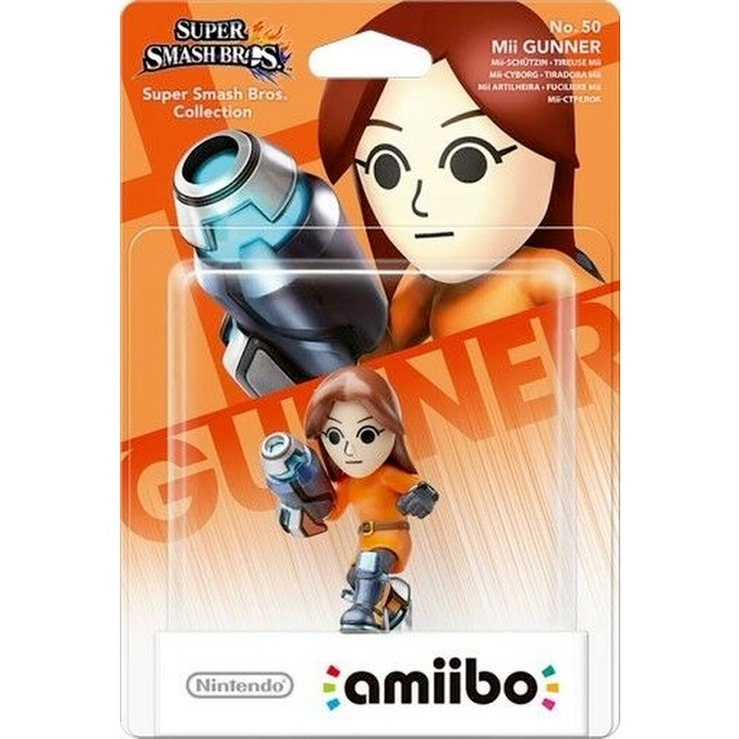 Nintendo Amiibo Mii Gunner Character Figure Super Smash Bros Switch 3ds Wii U Shopee Philippines