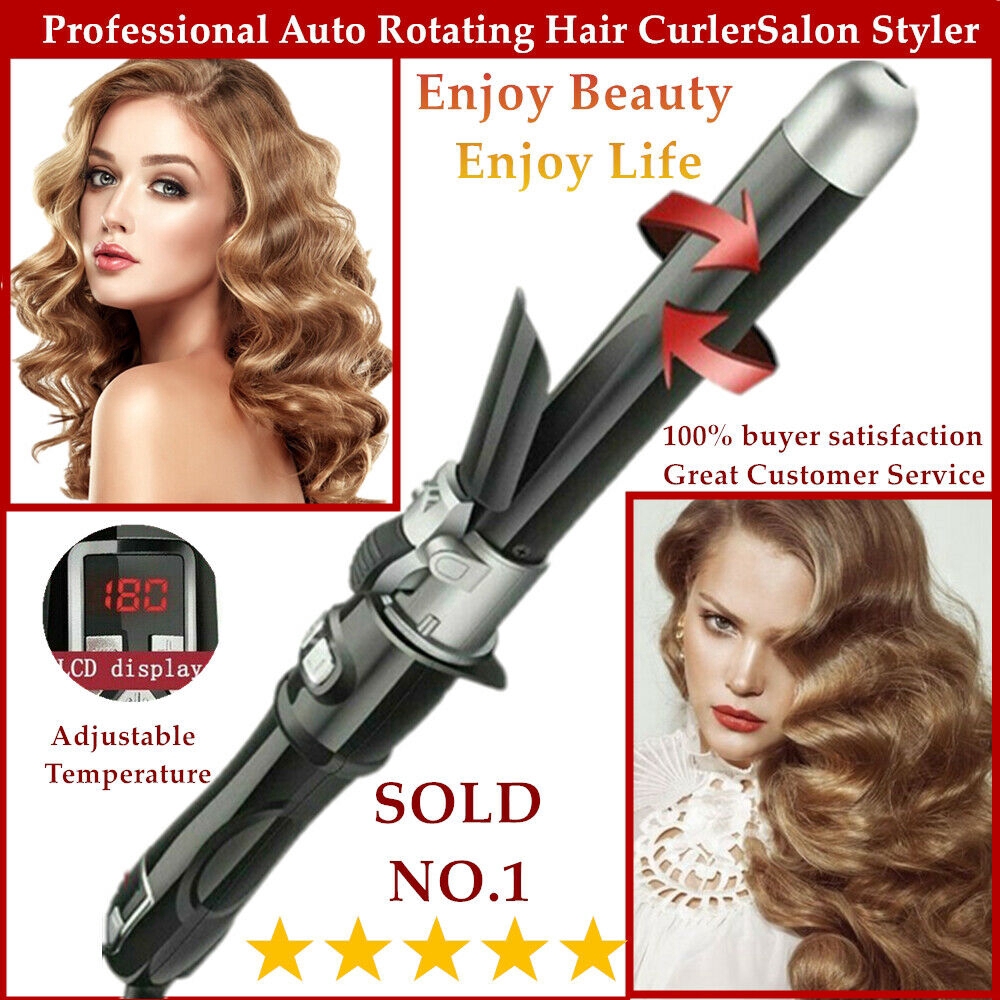 professional rotating curling iron