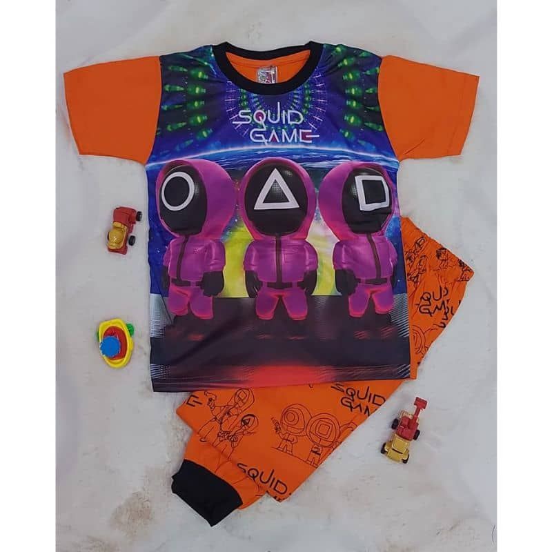 Pyjamas Squid Games Kids Shopee Philippines