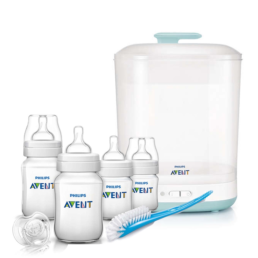avent newborn starter set with sterilizer