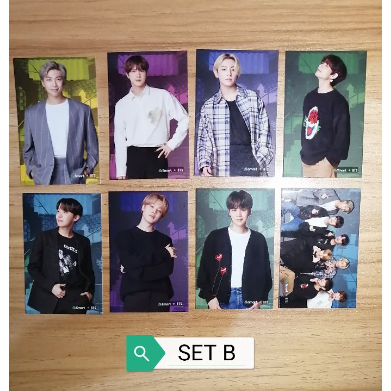 BTS Photocards (Lucky Draw, SMART X BTS, HYBE And Samsung) | Shopee ...