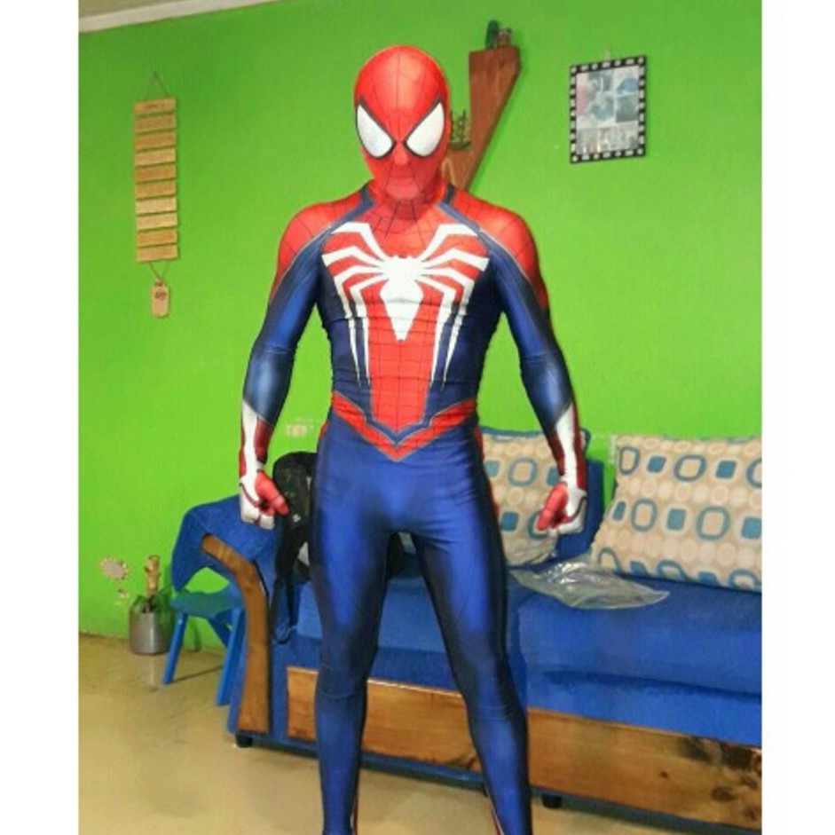 SPIDERMAN PS4 SUIT Spiderman Homecoming costumes Halloween cosplay | Shopee  Philippines