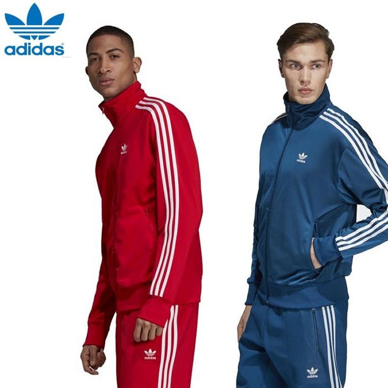 adidas firebird red jacket