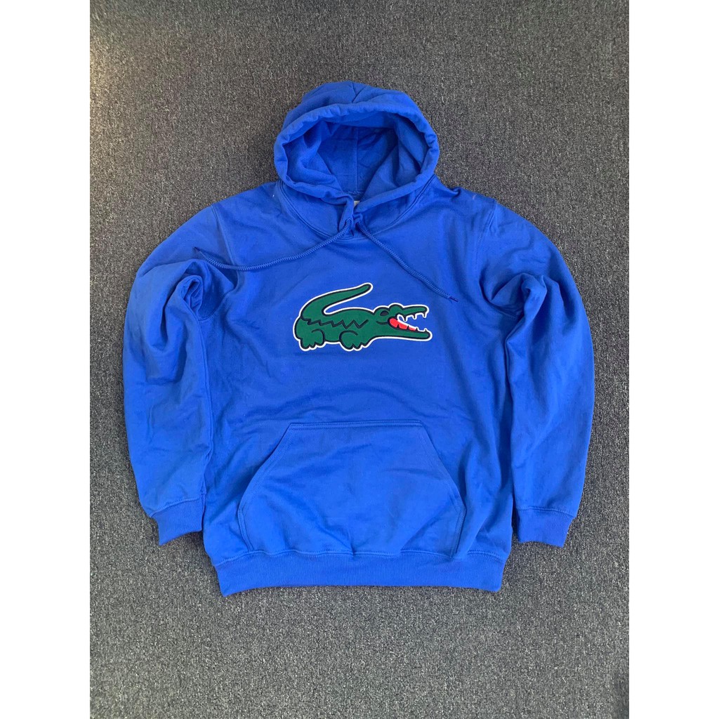 lacoste hoodie big logo