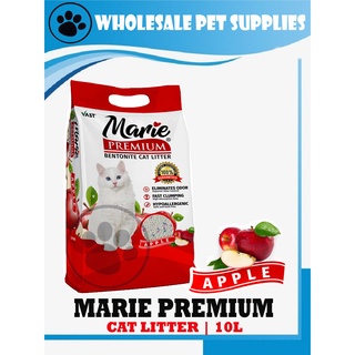 MARIE Premium Cat Sand - APPLE 10L