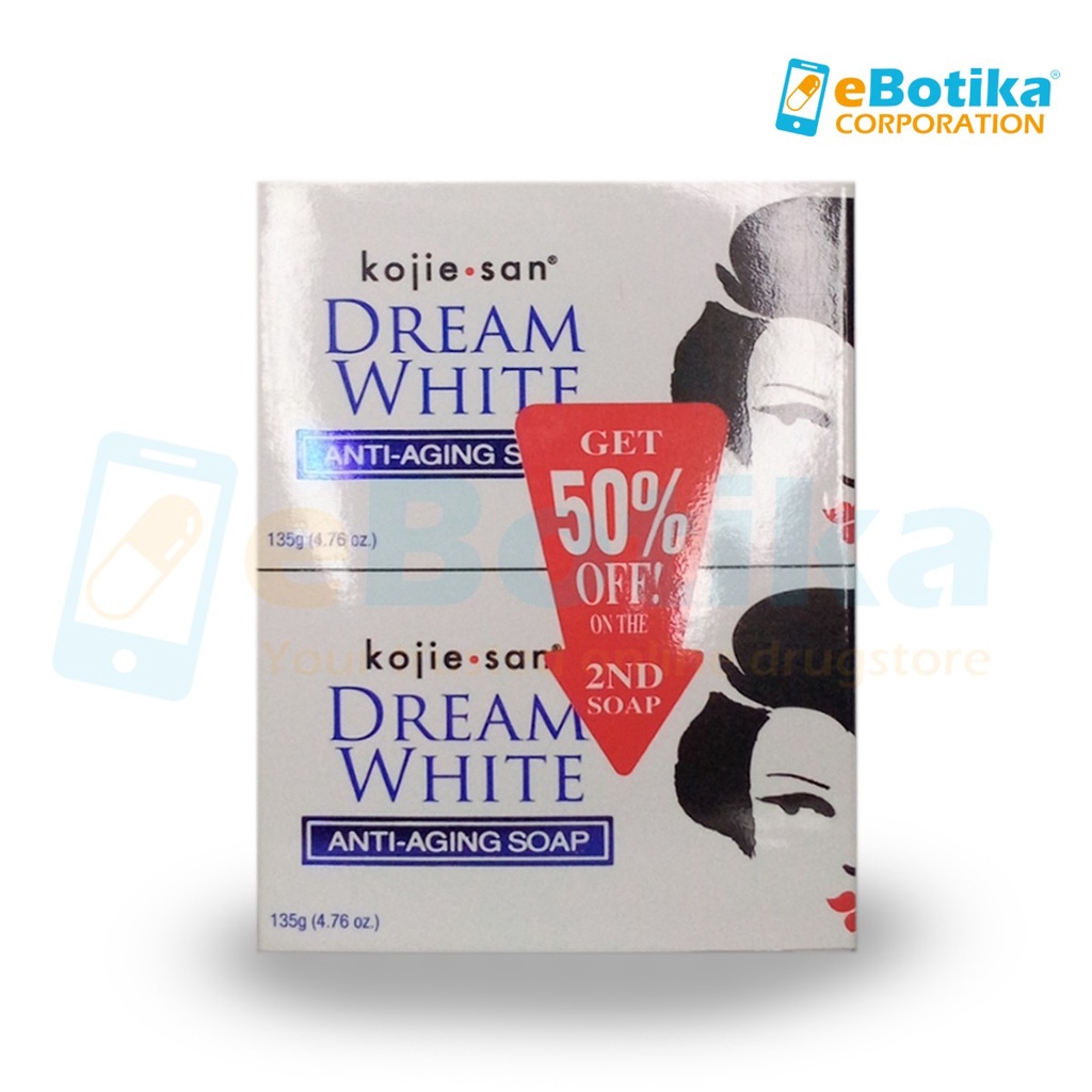 Kojie San Dream White Anti-Aging Soap 2's 135g | Shopee Philippines