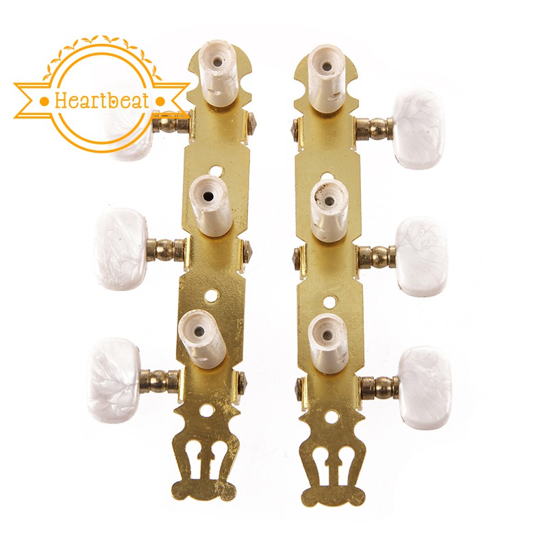 XMHF Pair Classical Guitar Assembly Tuner Tuning Keys Pegs Machine Head for Acoustic Folk Guitar 