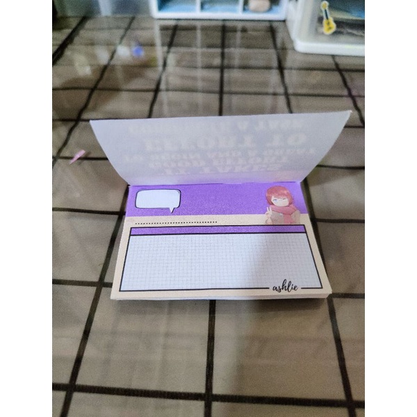 CUSTOMIZED NOTEPAD 50+ pages Shopee Philippines