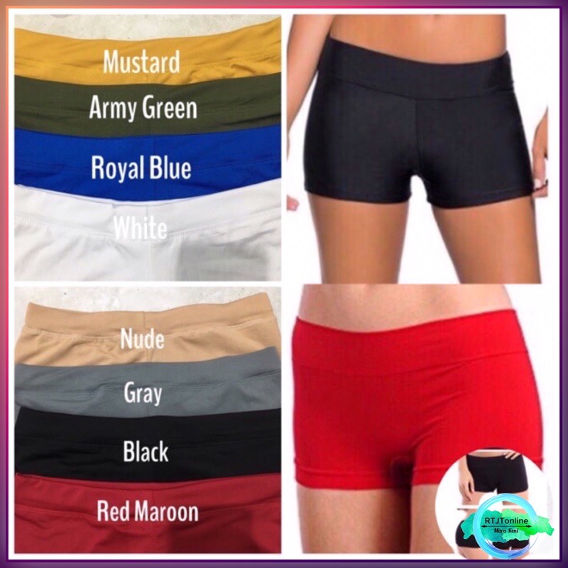 Boyleg / cycling shorts for her (spandex) | Shopee Philippines