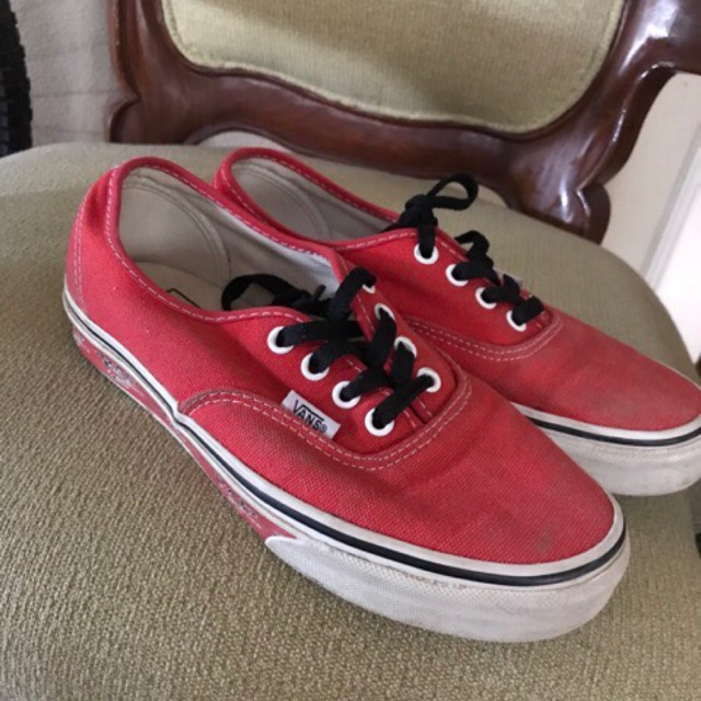 vans red sneakers