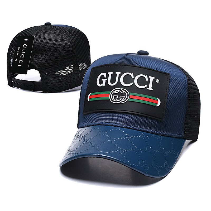 gucci baseball cap blue
