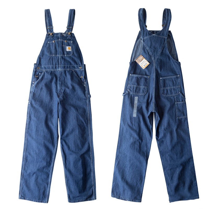 carhartt r08 denim bib overall