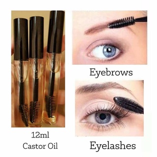 1pc Castor Oil Castor Seed Oil Eyelash and Eyebrow Grower 12ml Hair Grower Mascara Wand Serum #3