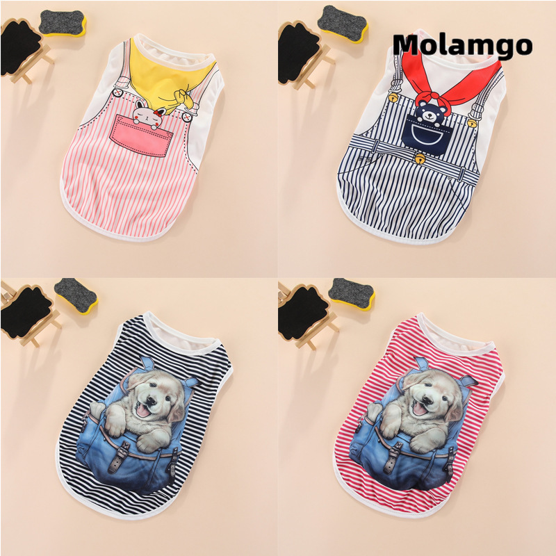 MOLAMGO Thin Spring Puppy Vest Clothes #2
