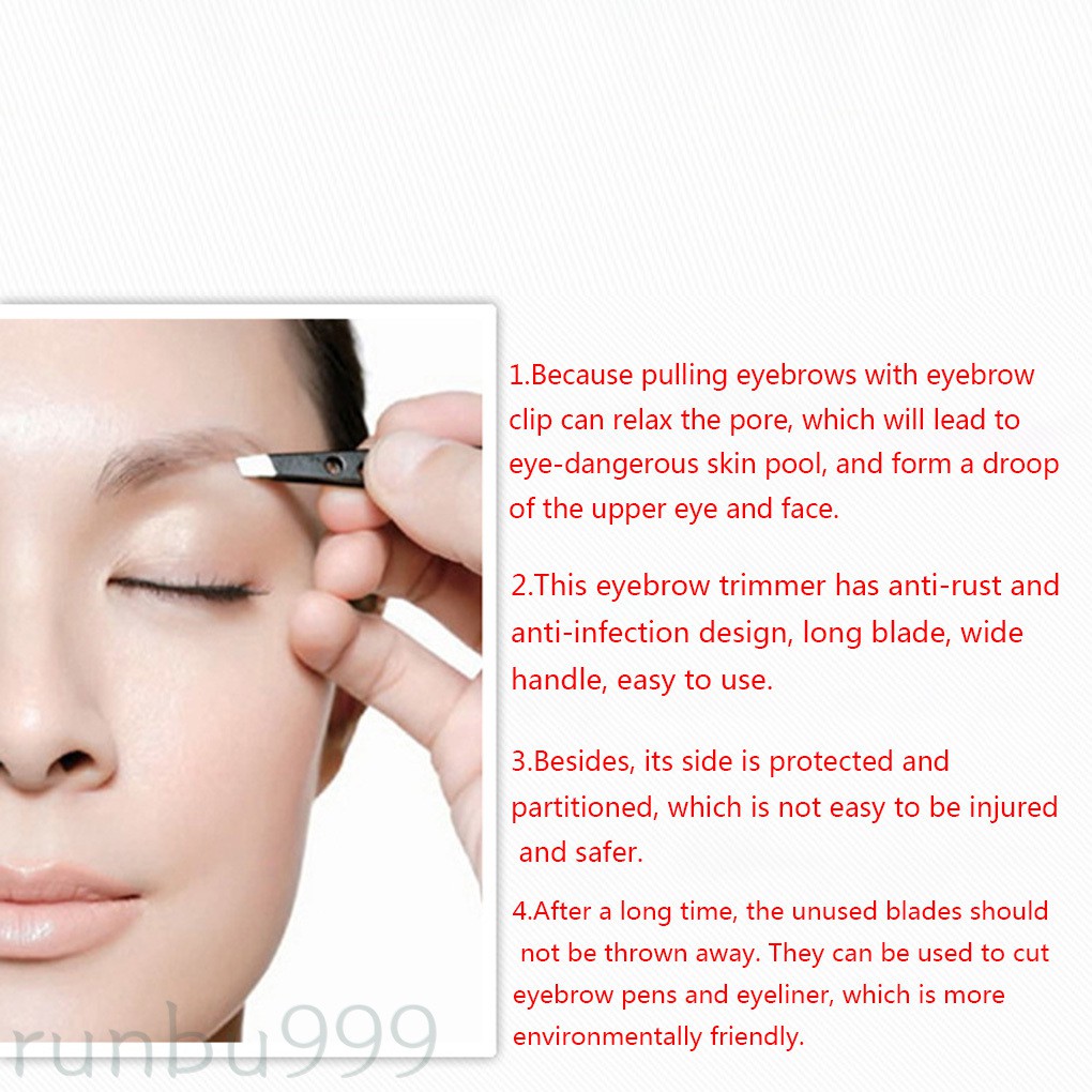 facial hair and eyebrow trimmer