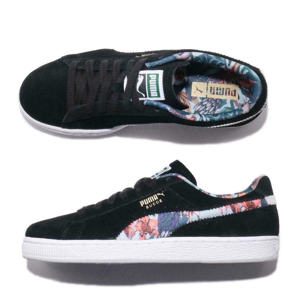 Puma Suede Secret Garden Black White 