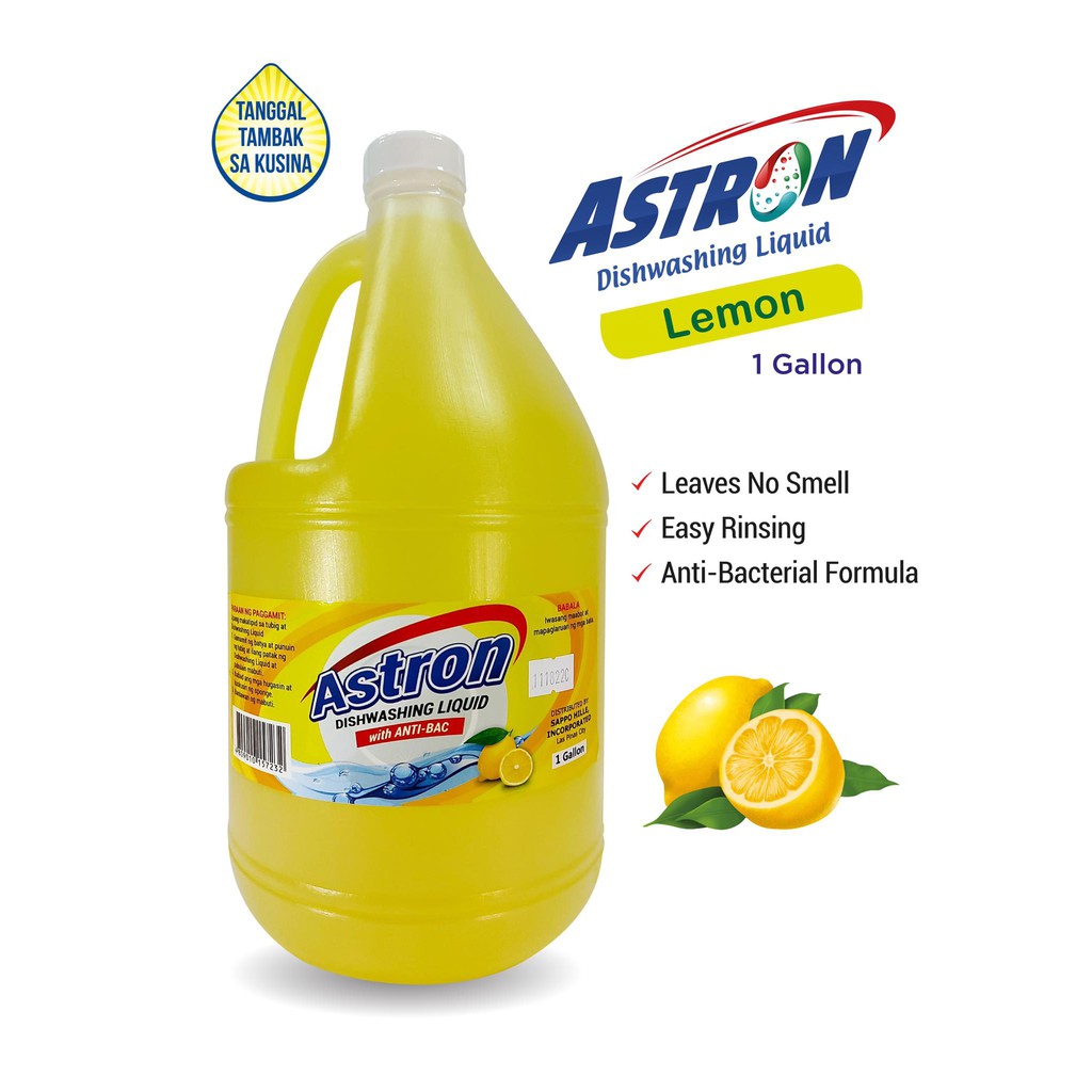 Astron Dishwashing Liquid Lemon 1 Gallon Shopee Philippines