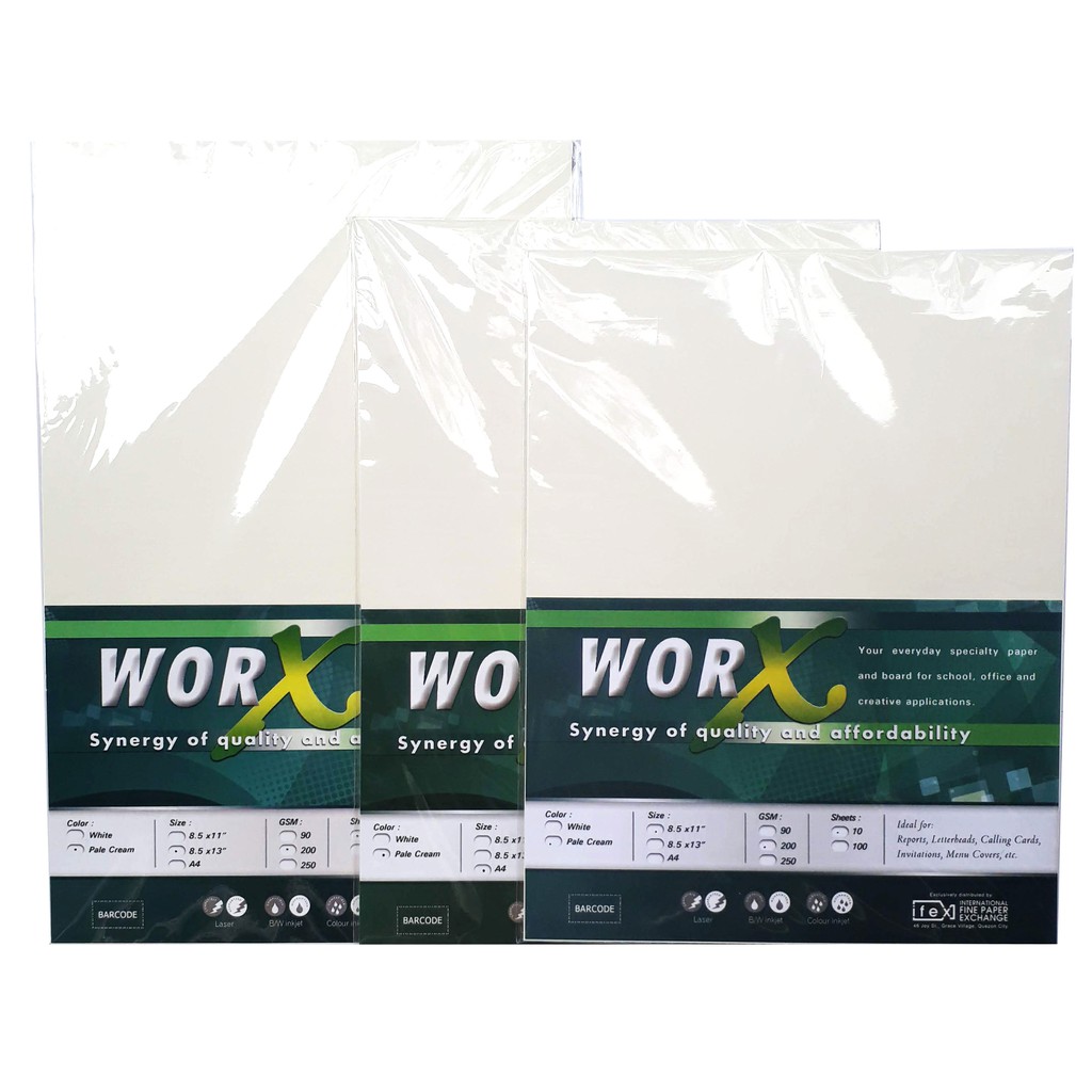 WORX Specialty Paper 10 Sheets /pack ubicaciondepersonas.cdmx.gob.mx