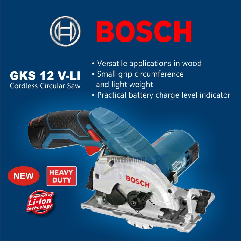 Bosch Gks V Li Cordless Circular Saw Solo Tool Shopee Philippines