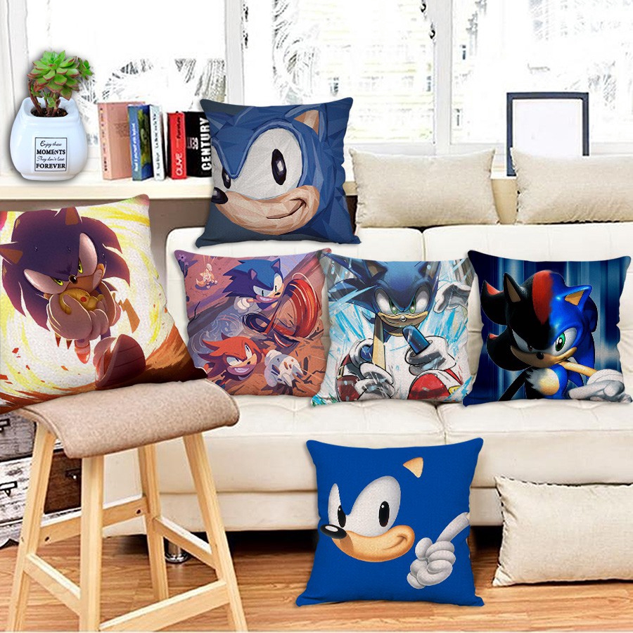 Sonic The Hedgehog Series Pillow Sofa Pillow Cushion Case