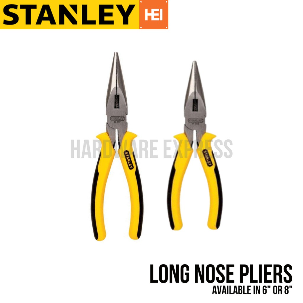 Stanley Long Nose Pliers 6 Or 8 84 031 84 032 Shopee Philippines