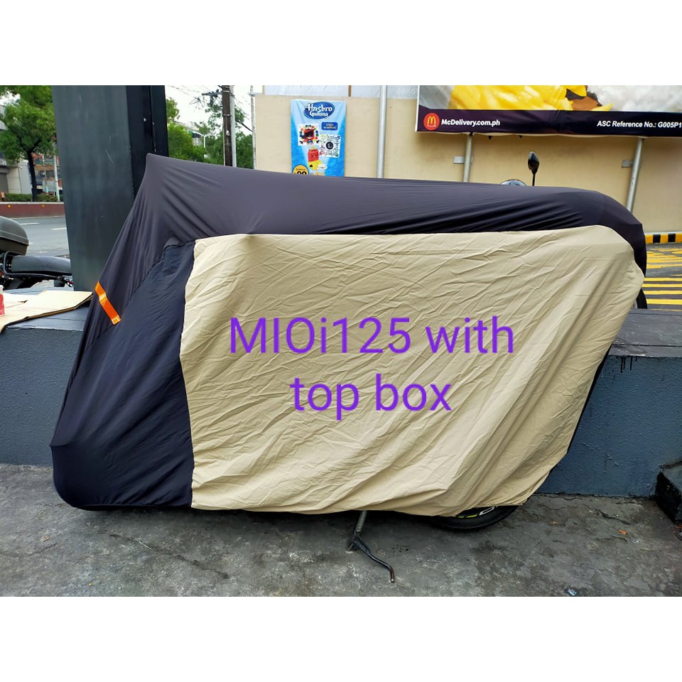 MIO WITH TOP BOX (Mxi, Sporty i125, Amore) Motor Cover | Shopee Philippines