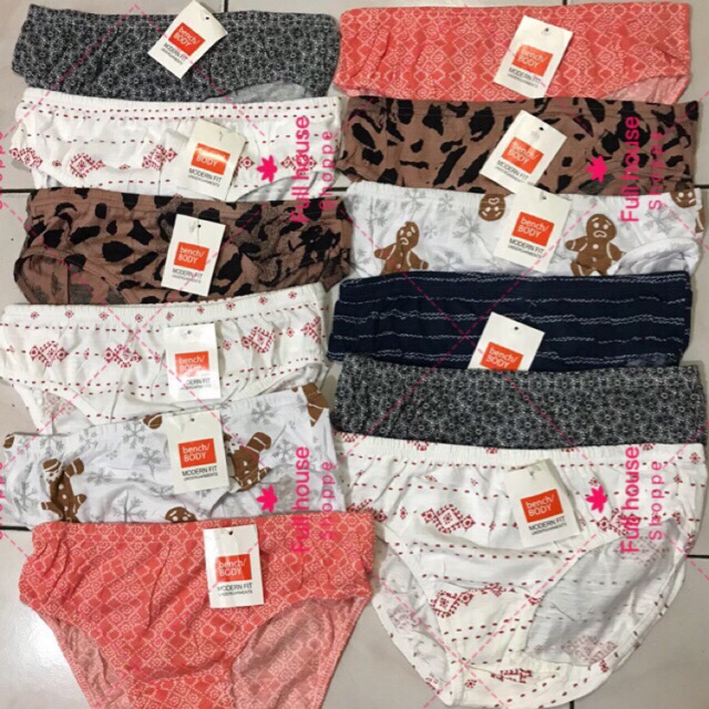 Cod New Stock Bench Body Panty Underwear For Women S Shopee
