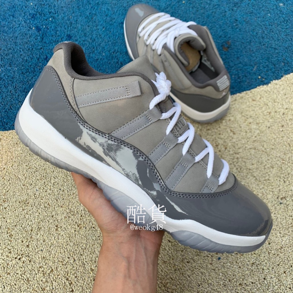 low top gray jordans